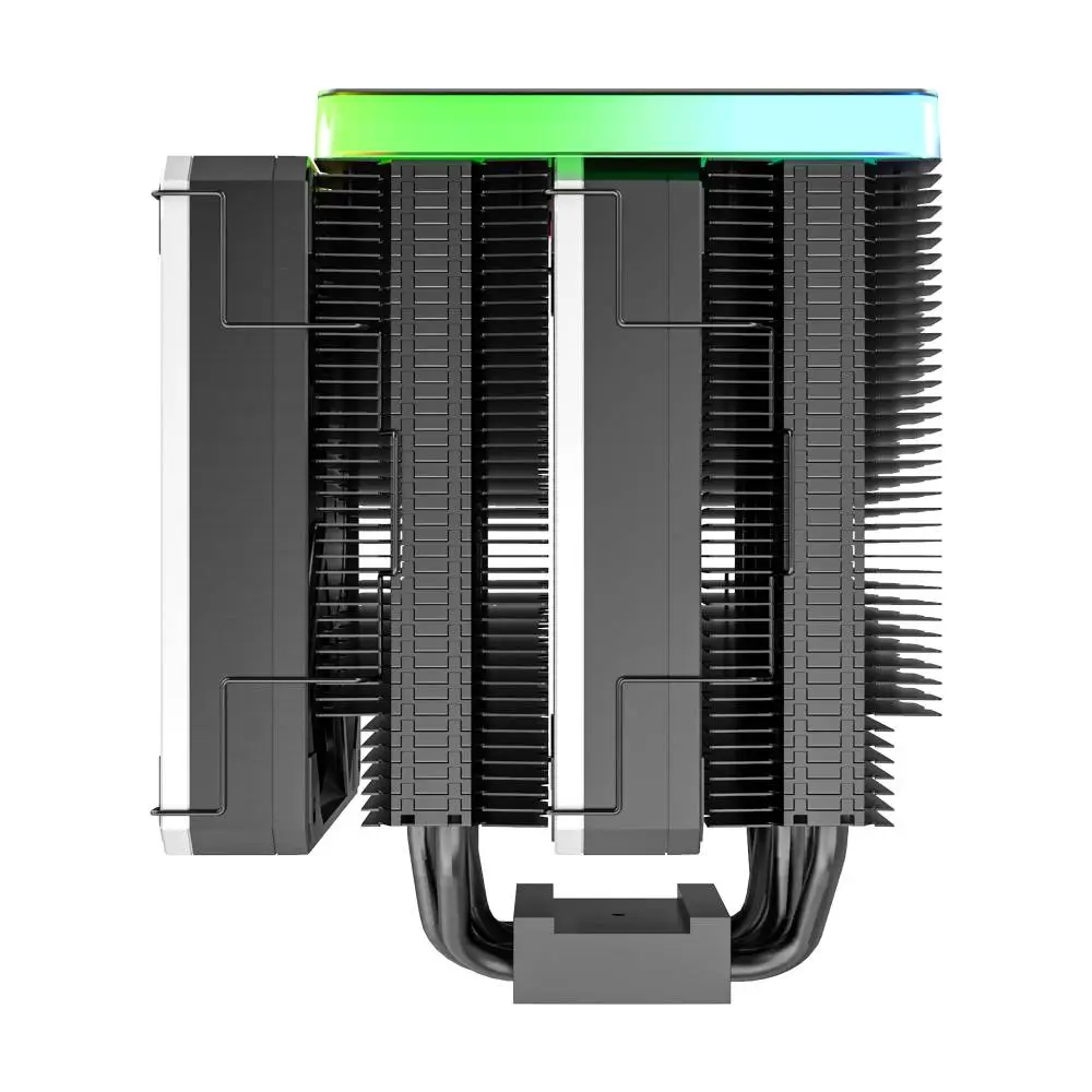 Охладител за процесор Montech METAL DT24 PREMIUM CPU Cooler Dual Tower ARGB Black