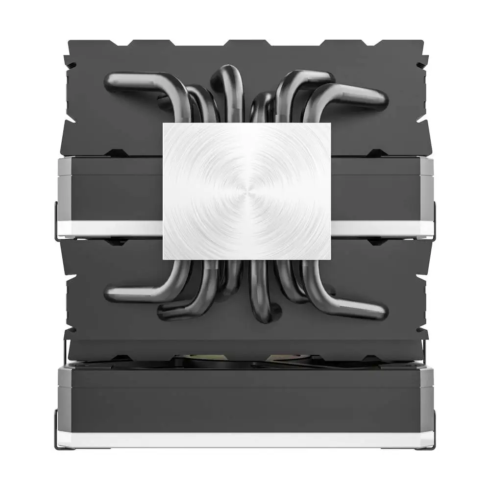 Охладител за процесор Montech METAL DT24 PREMIUM CPU Cooler Dual Tower ARGB Black