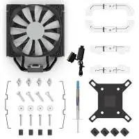 Охладител за процесор Montech AIR COOLER 210 CPU Cooler ARGB Black