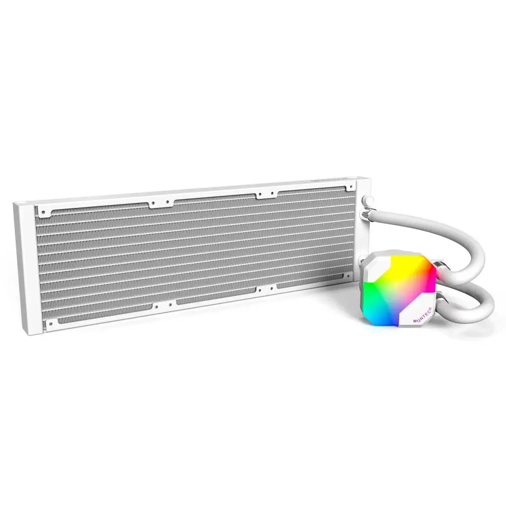 Водно охлаждане за процесор Montech Hyper Flow ARGB 360 CPU Liquid Cooler White