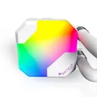 Водно охлаждане за процесор Montech Hyper Flow ARGB 360 CPU Liquid Cooler White