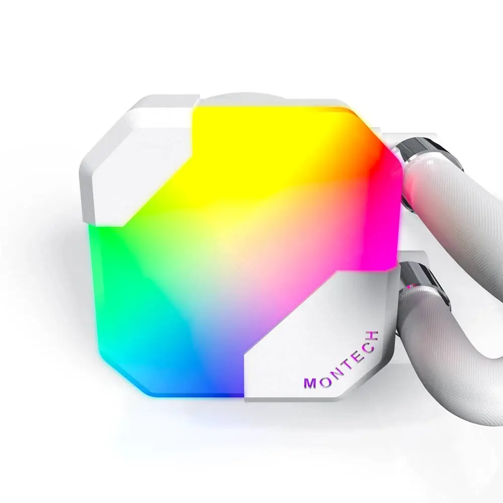 Водно охлаждане за процесор Montech Hyper Flow ARGB 360 CPU Liquid Cooler White
