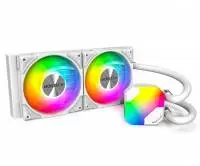 Водно охлаждане за процесор Montech Hyper Flow ARGB 240 CPU Liquid Cooler White