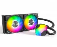 Водно охлаждане за процесор Montech Hyper Flow ARGB 240 CPU Liquid Cooler Black