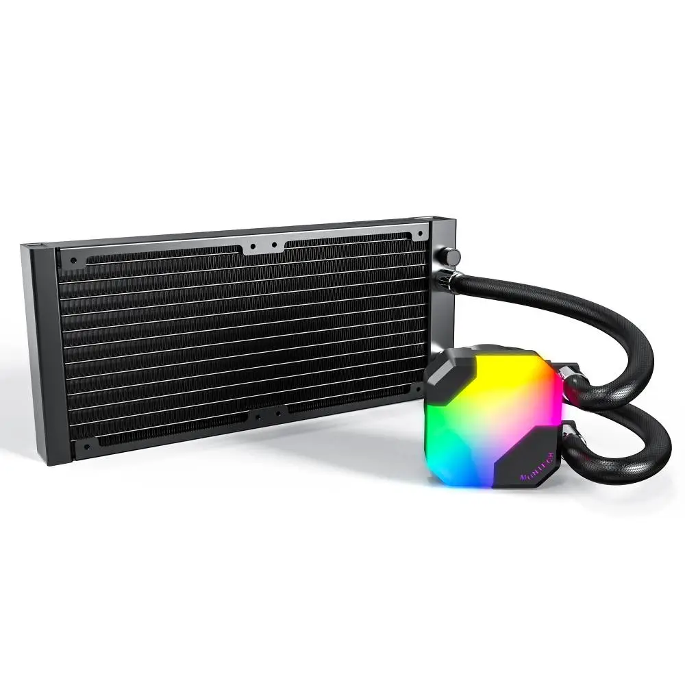 Водно охлаждане за процесор Montech Hyper Flow ARGB 240 CPU Liquid Cooler Black