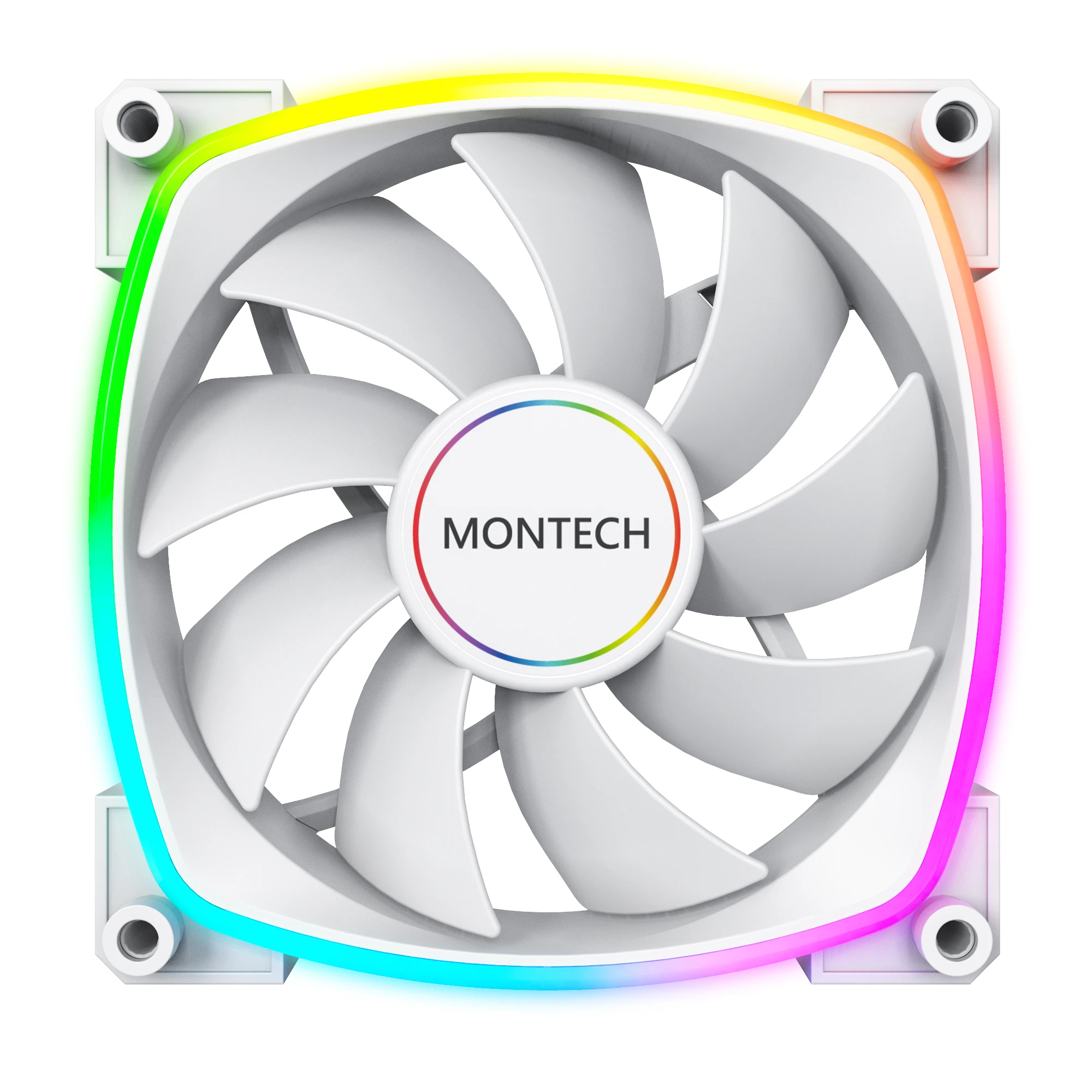 Вентилатор Montech AX140 PWM Fan 140mm ARGB White