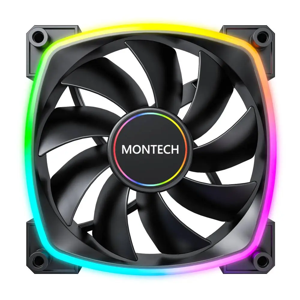 Вентилатор Montech AX140 PWM Fan 140mm ARGB Black