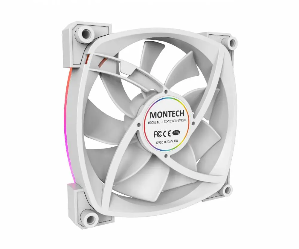 Вентилатор Montech AX120 PWM Fan 120mm ARGB White