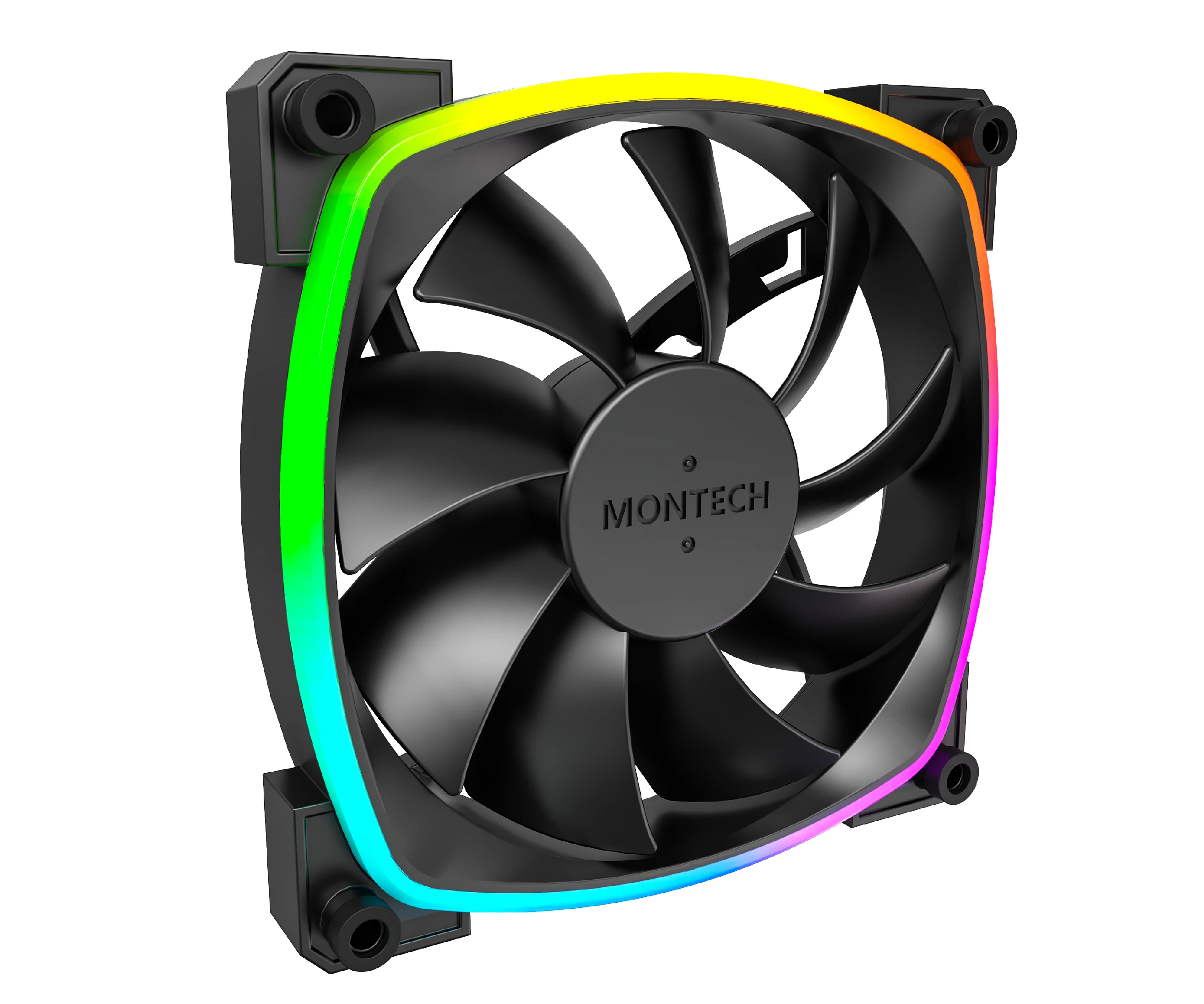 Вентилатор Montech AX120 PWM Fan 120mm ARGB Black
