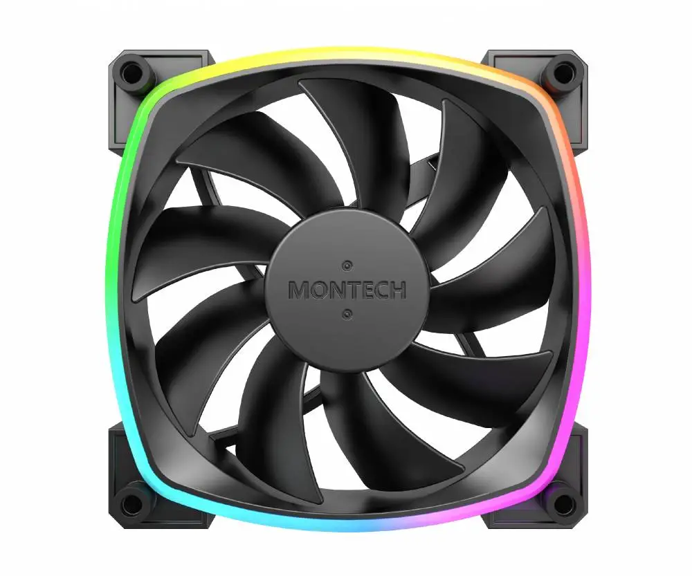 Вентилатор Montech AX120 PWM Fan 120mm ARGB Black
