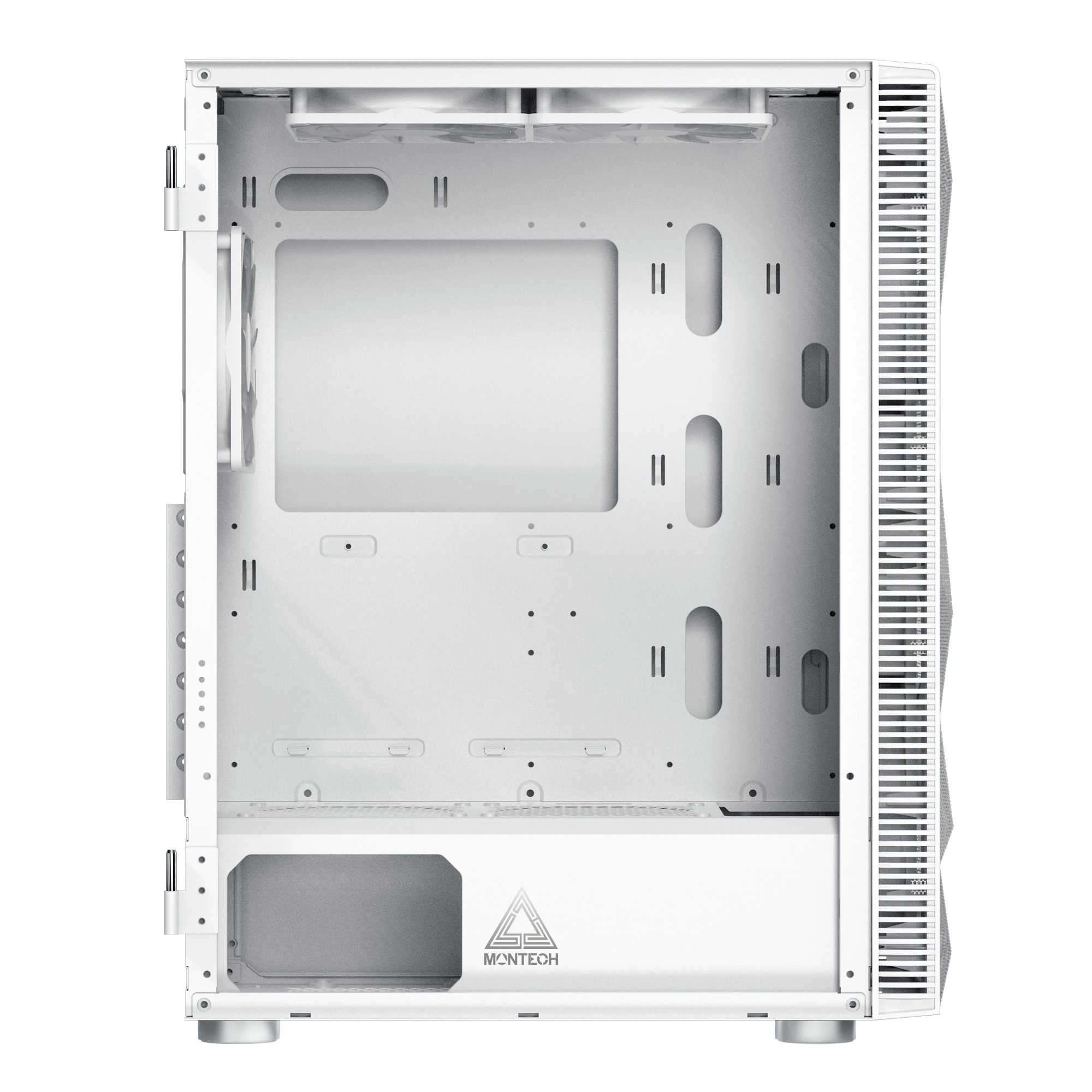 Корпус Montech X3 MESH TG White Mid-tower 6 x Fixed ARGB fans