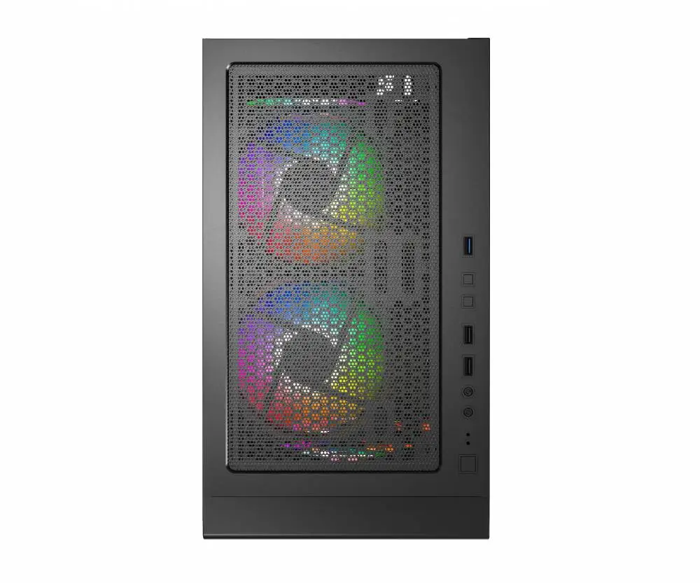 Кутия Montech X3 MESH TG Black Mid-tower 6 x Fixed ARGB fans