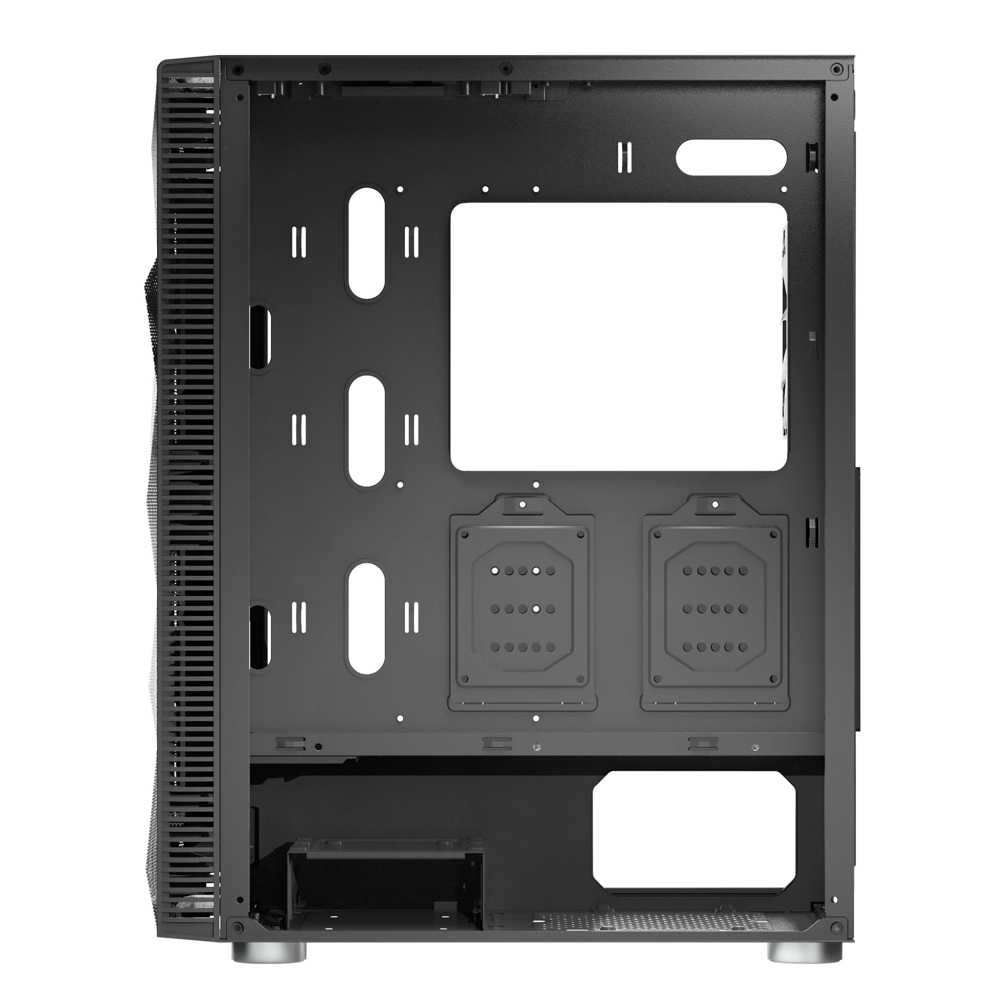 Кутия Montech X3 MESH TG Black Mid-tower 6 x Fixed ARGB fans