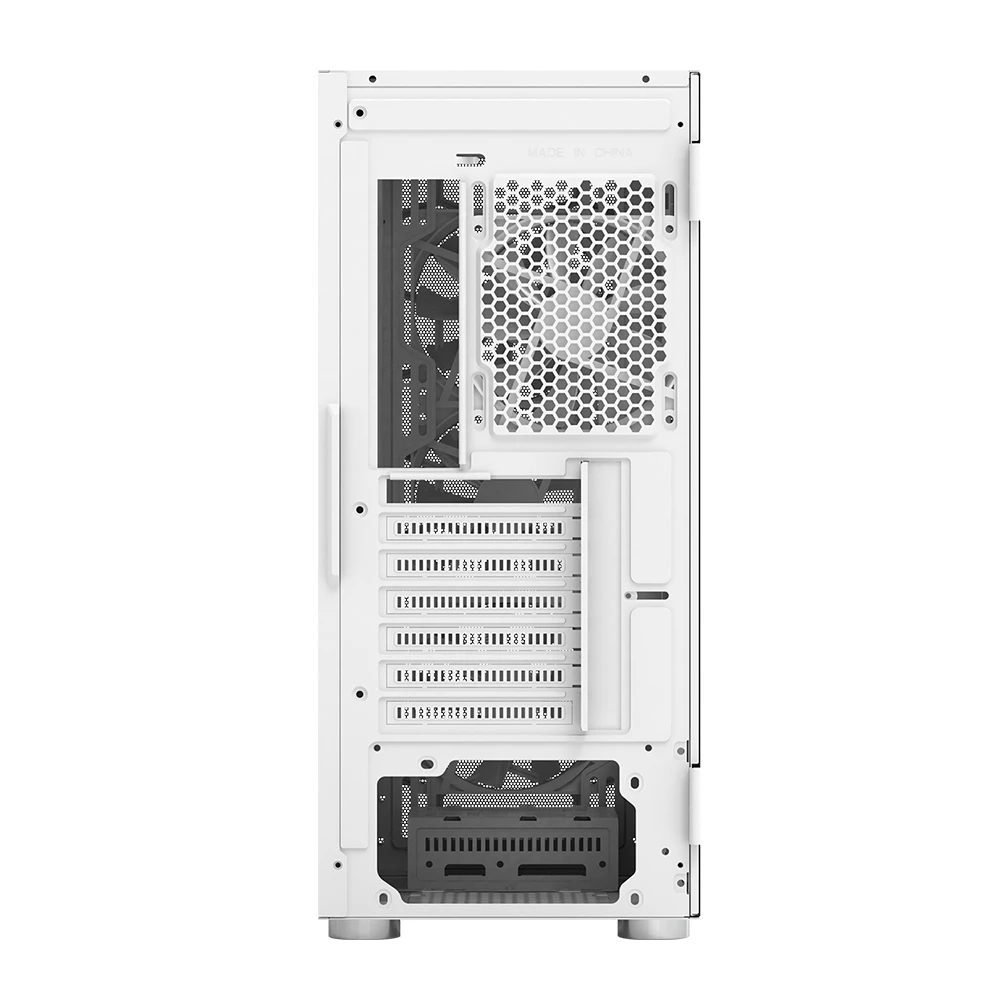 Кутия Montech X3 GLASS Mid-tower Case TG FRGB Fans White