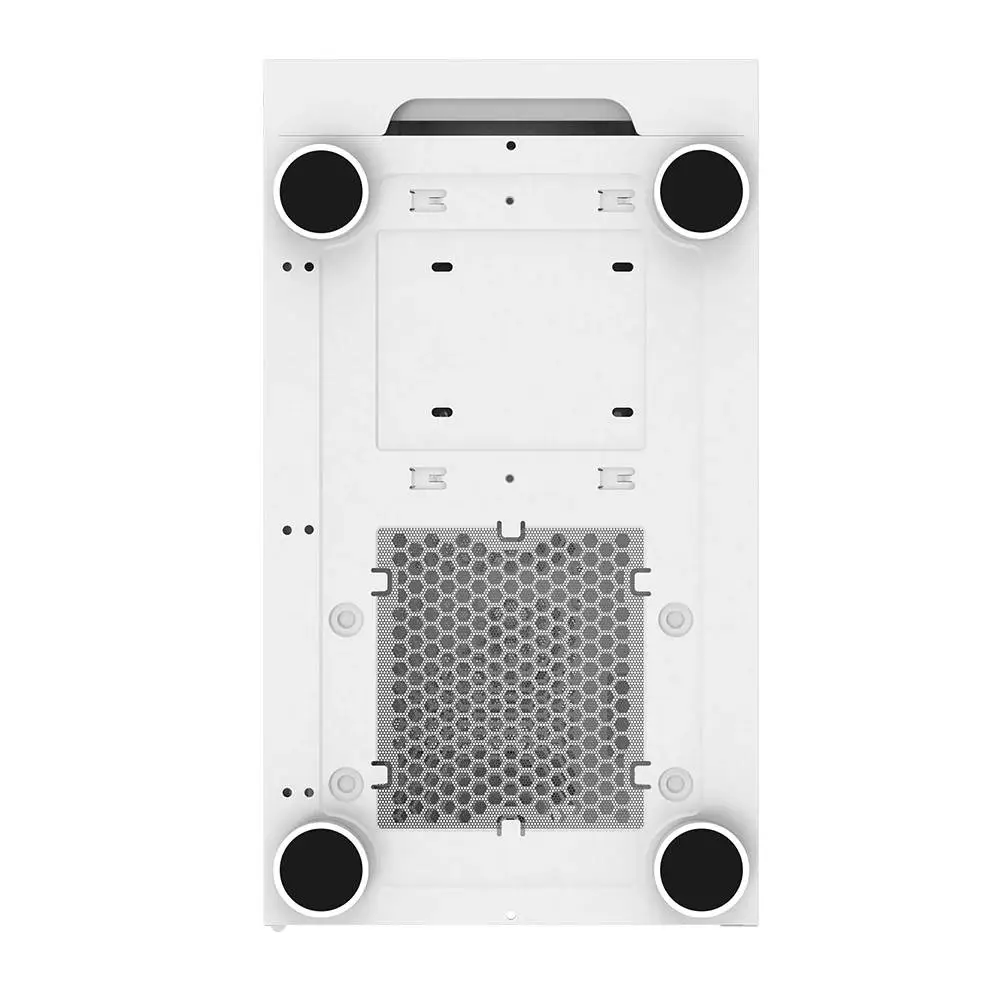 Кутия Montech X3 GLASS Mid-tower Case TG FRGB Fans White