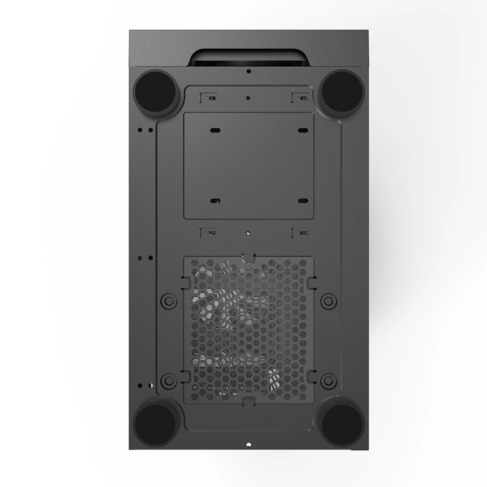 Кутия Montech X3 GLASS Mid-tower Case TG FRGB Fans Black