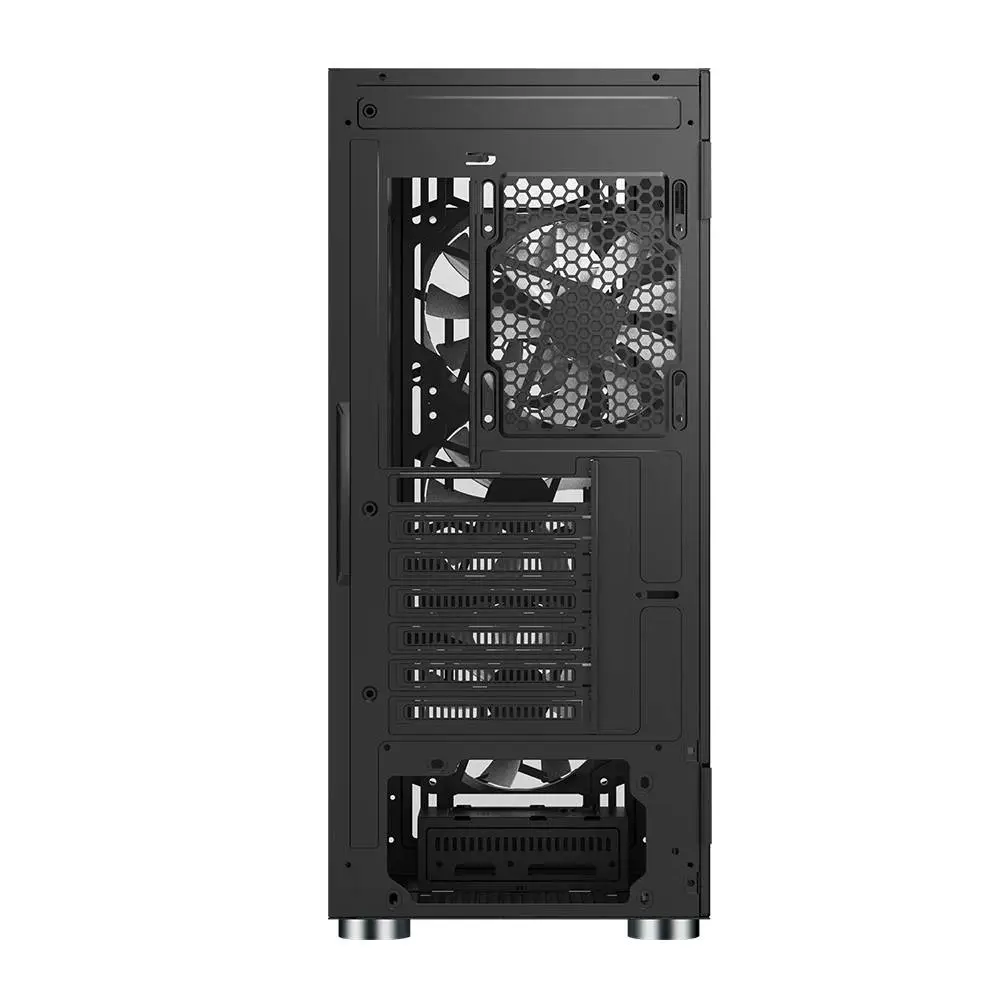 Кутия Montech X3 GLASS Mid-tower Case TG FRGB Fans Black