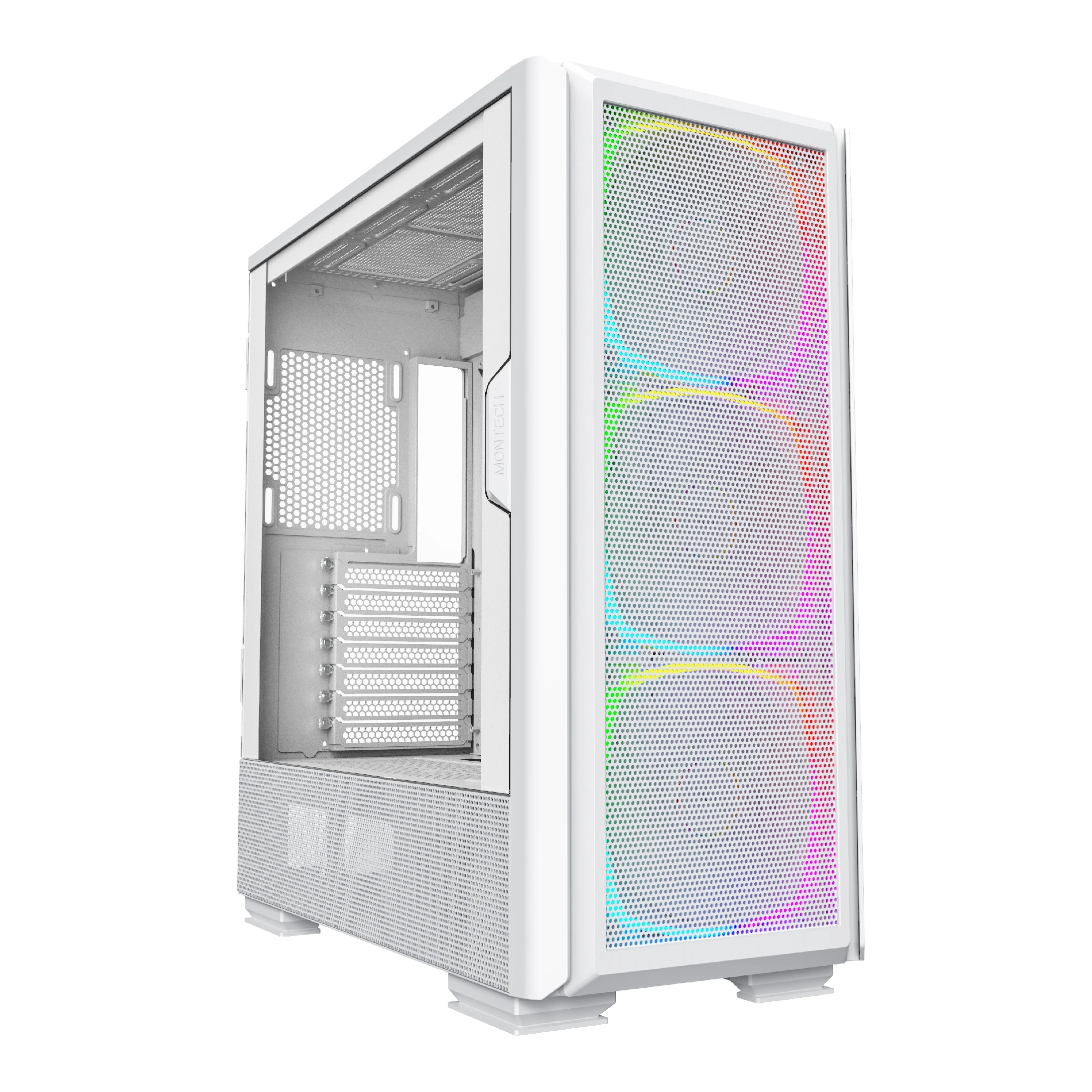 Кутия Montech SKY TWO GX Mid-tower Case TG ARGB White