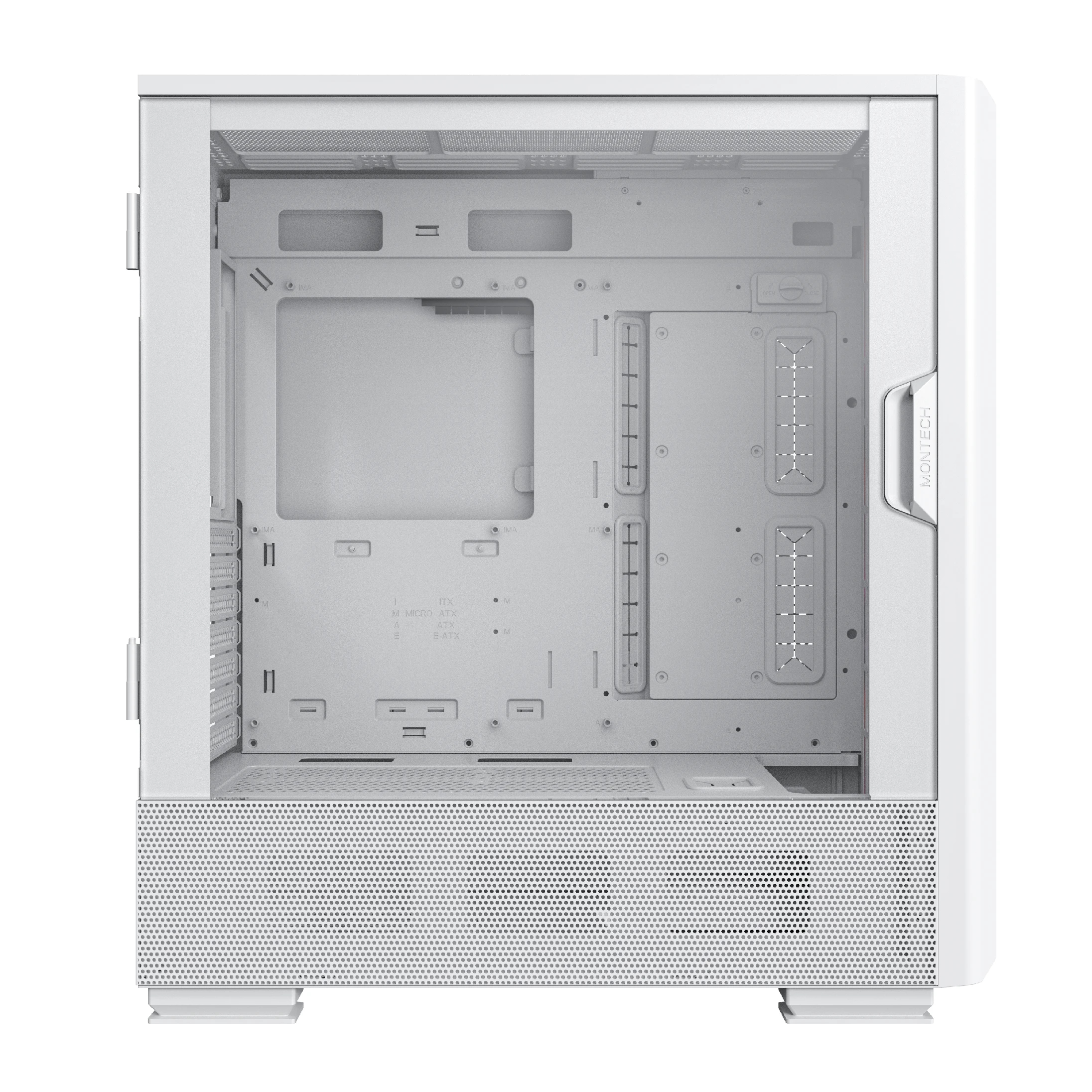 Кутия Montech SKY TWO GX Mid-tower Case TG ARGB White