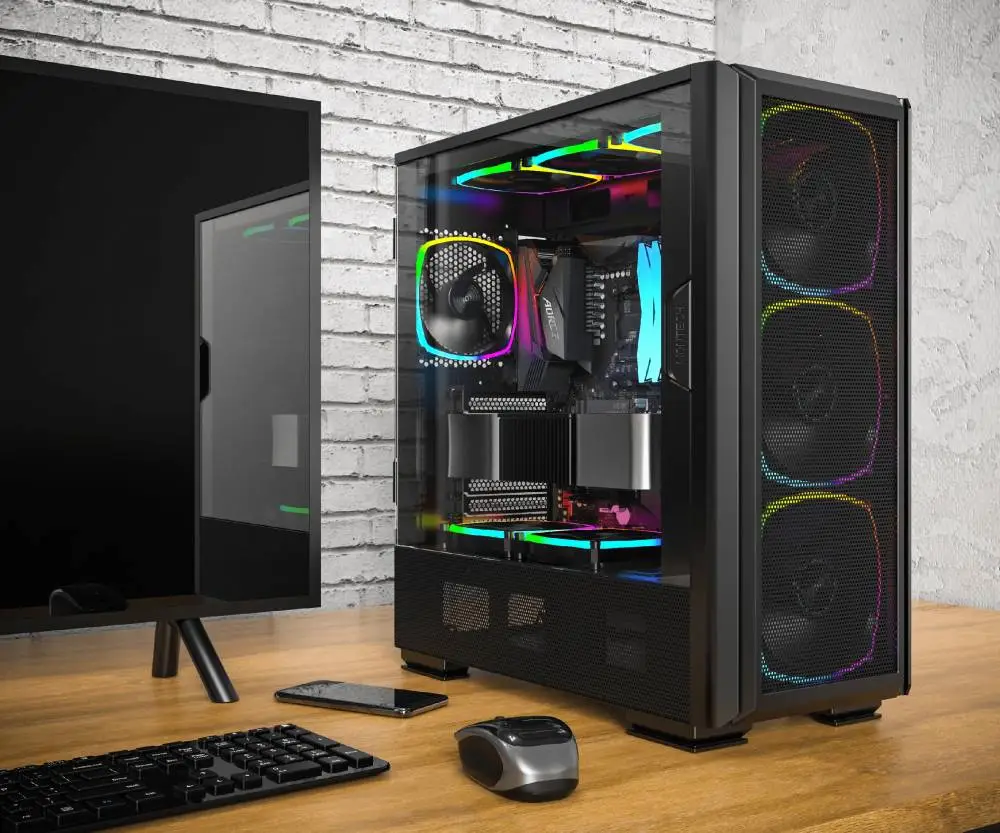 Кутия Montech SKY TWO GX Mid-tower Case TG Black