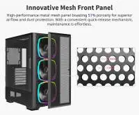 Кутия Montech SKY TWO GX Mid-tower Case TG Black