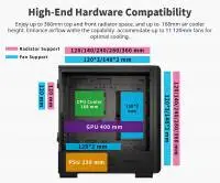 Кутия Montech SKY TWO GX Mid-tower Case TG Black