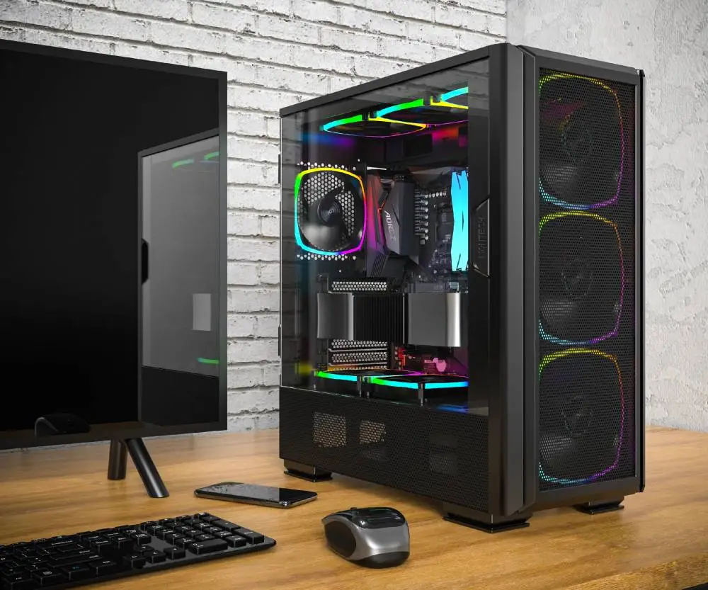 Кутия Montech SKY TWO GX Mid-tower Case TG Black