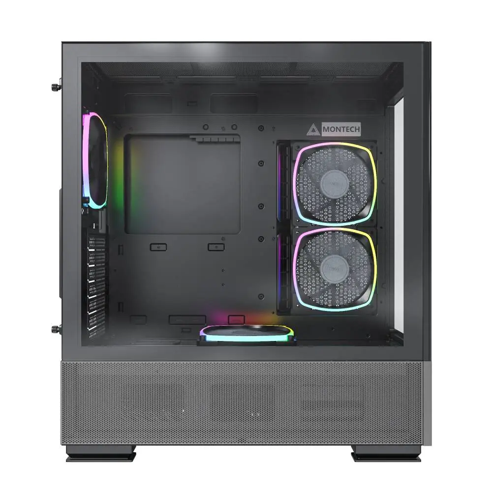 Кутия Montech SKY TWO Mid-tower Case TG ARGB Black