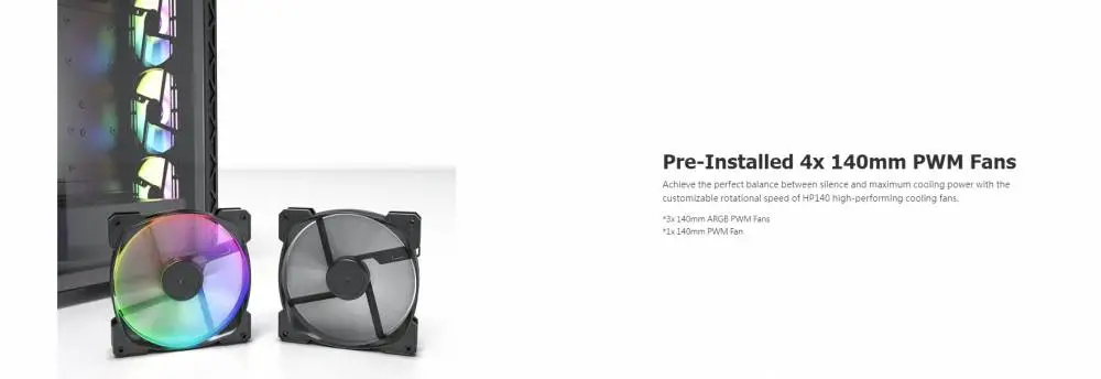 Кутия Montech AIR 903 MAX Mid-tower TG ARGB Black