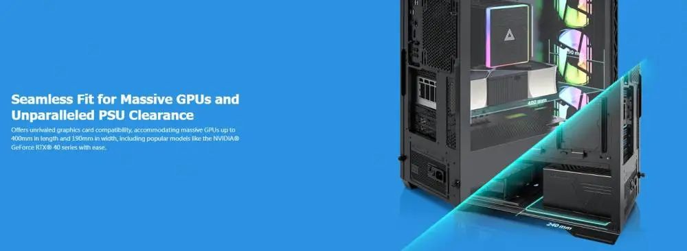 Кутия Montech AIR 903 MAX Mid-tower TG ARGB Black