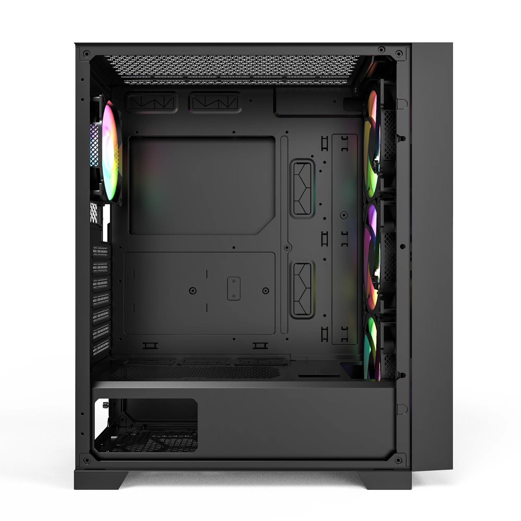 Кутия Montech AIR 1000 PREMIUM Mid-tower Case TG ARGB Black