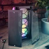 Кутия Montech AIR 1000 PREMIUM Mid-tower Case TG ARGB Black