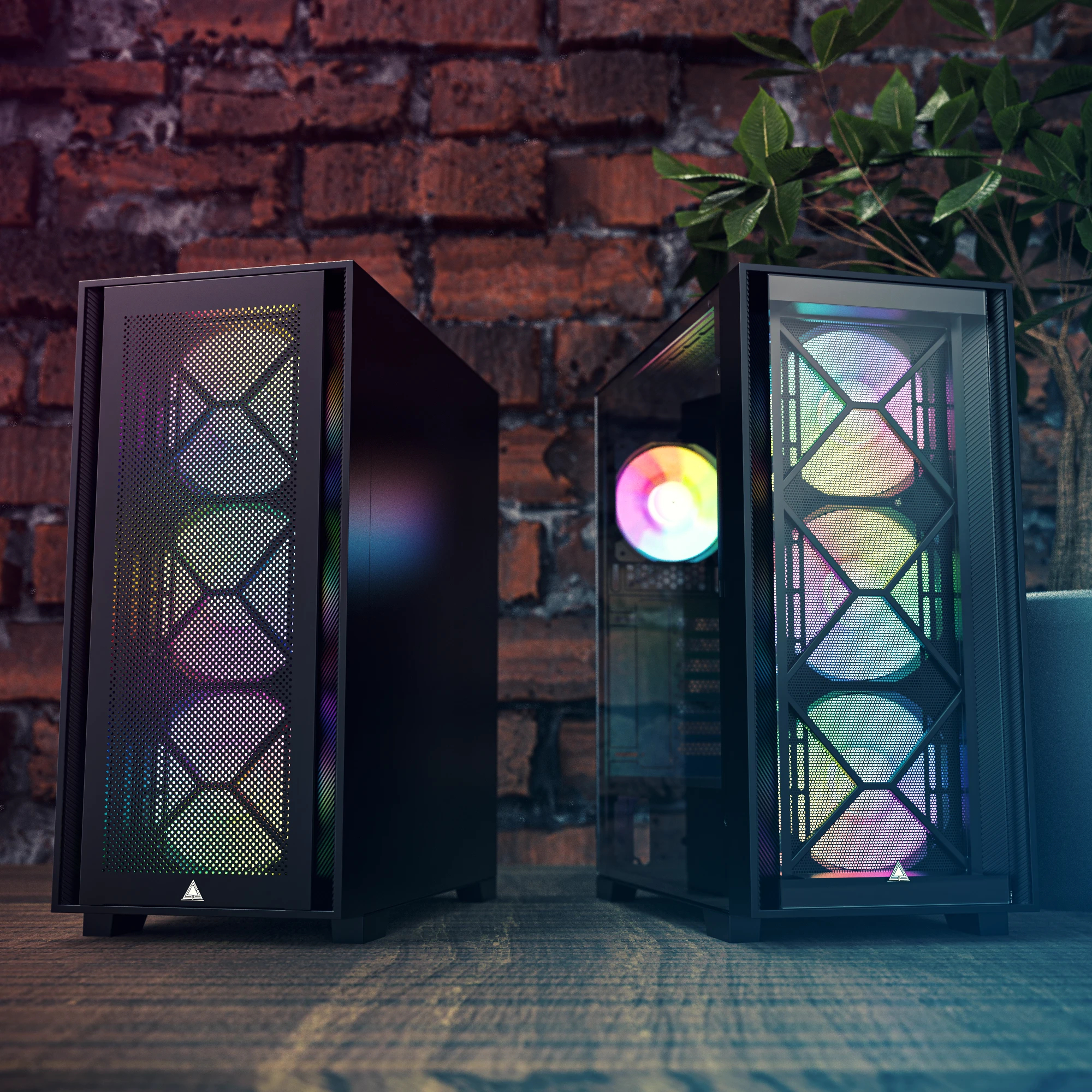 Кутия Montech AIR 1000 PREMIUM Mid-tower Case TG ARGB Black