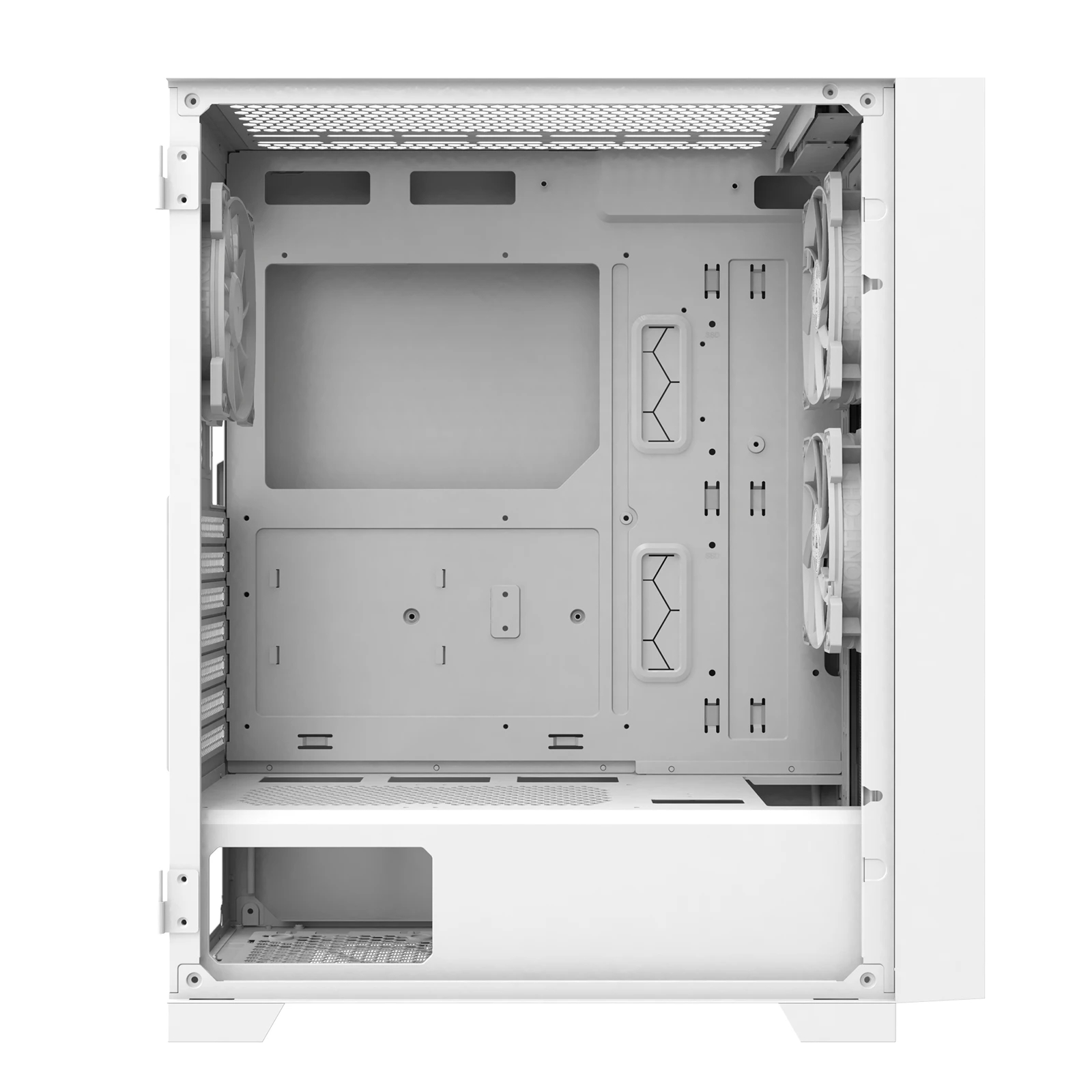 Кутия Montech AIR 1000 LITE Mid-tower Case TG White