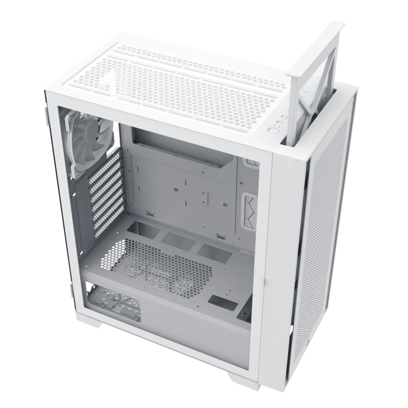 Кутия Montech AIR 1000 LITE Mid-tower Case TG White