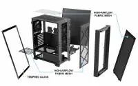 Кутия Montech AIR 1000 LITE Mid-tower Case TG Black