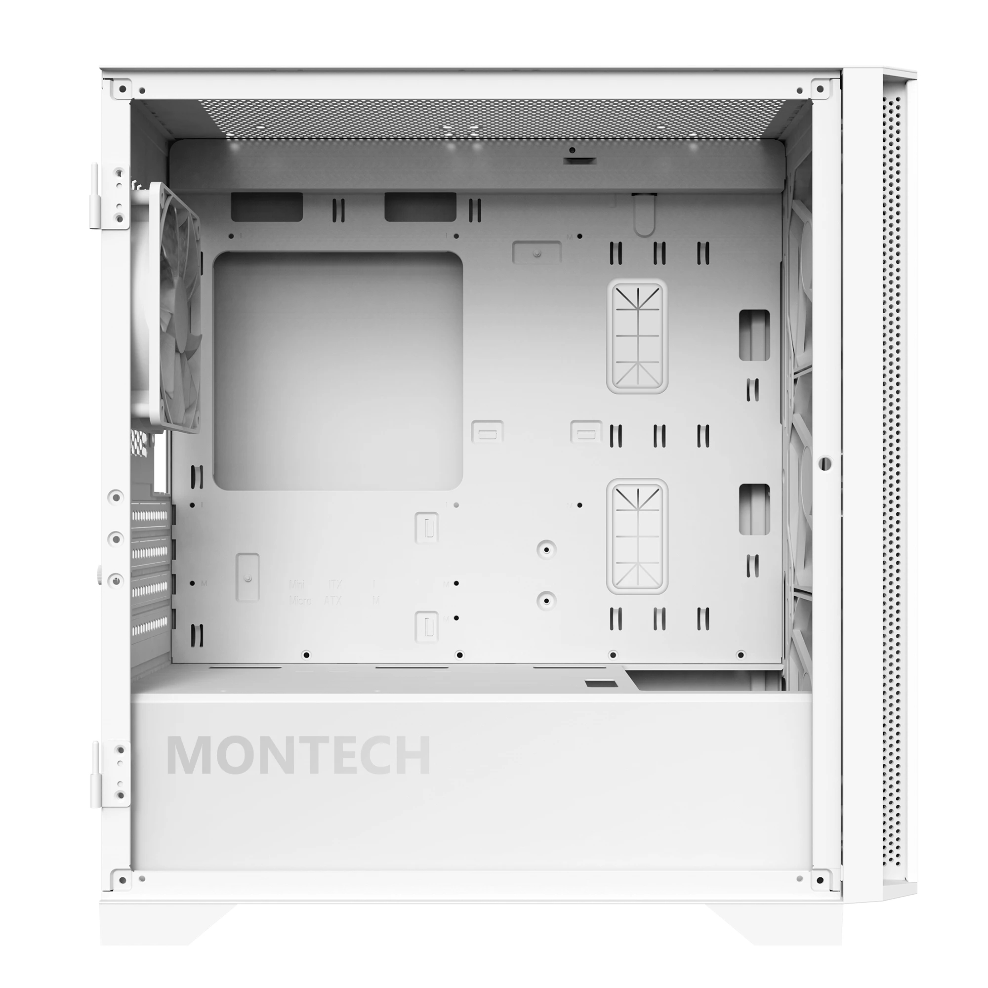 Θήκη Montech AIR 100 ARGB Micro ATX Case TG ARGB Λευκή