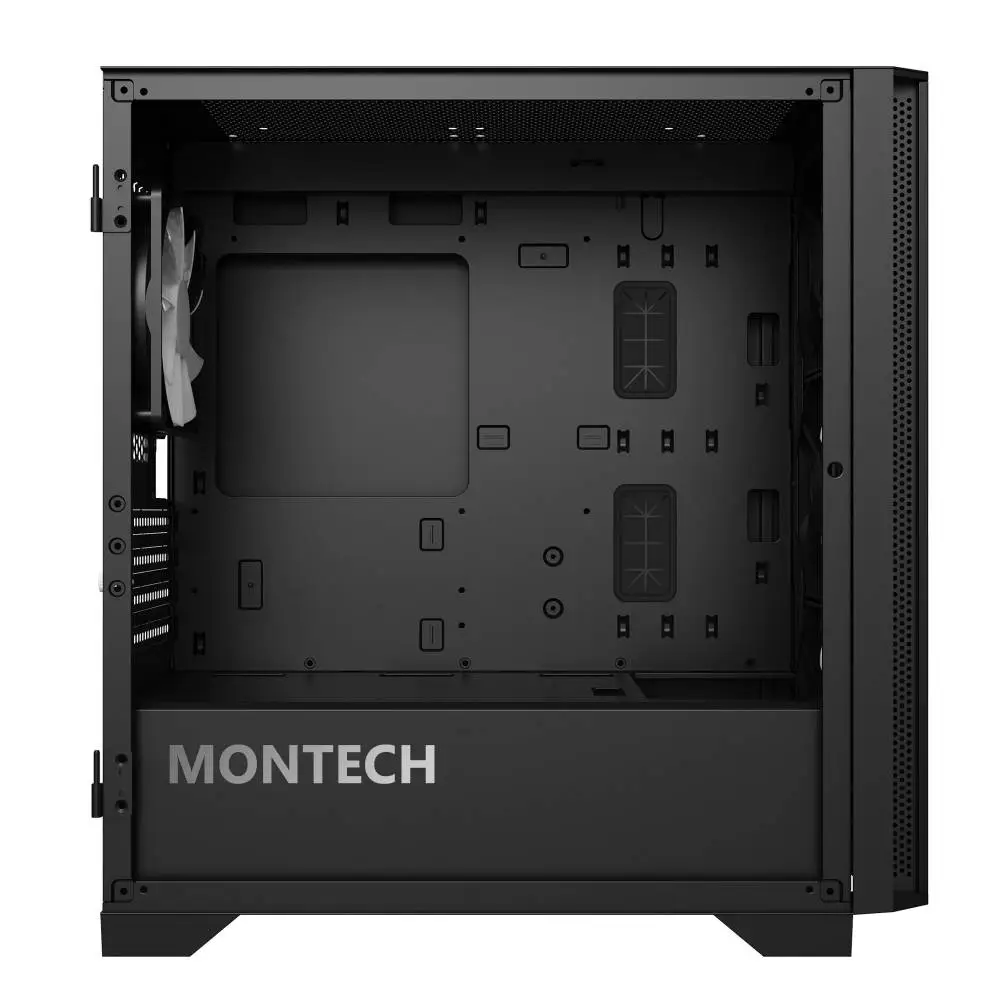 Кутия Montech AIR 100 ARGB Micro ATX Case TG ARGB Black