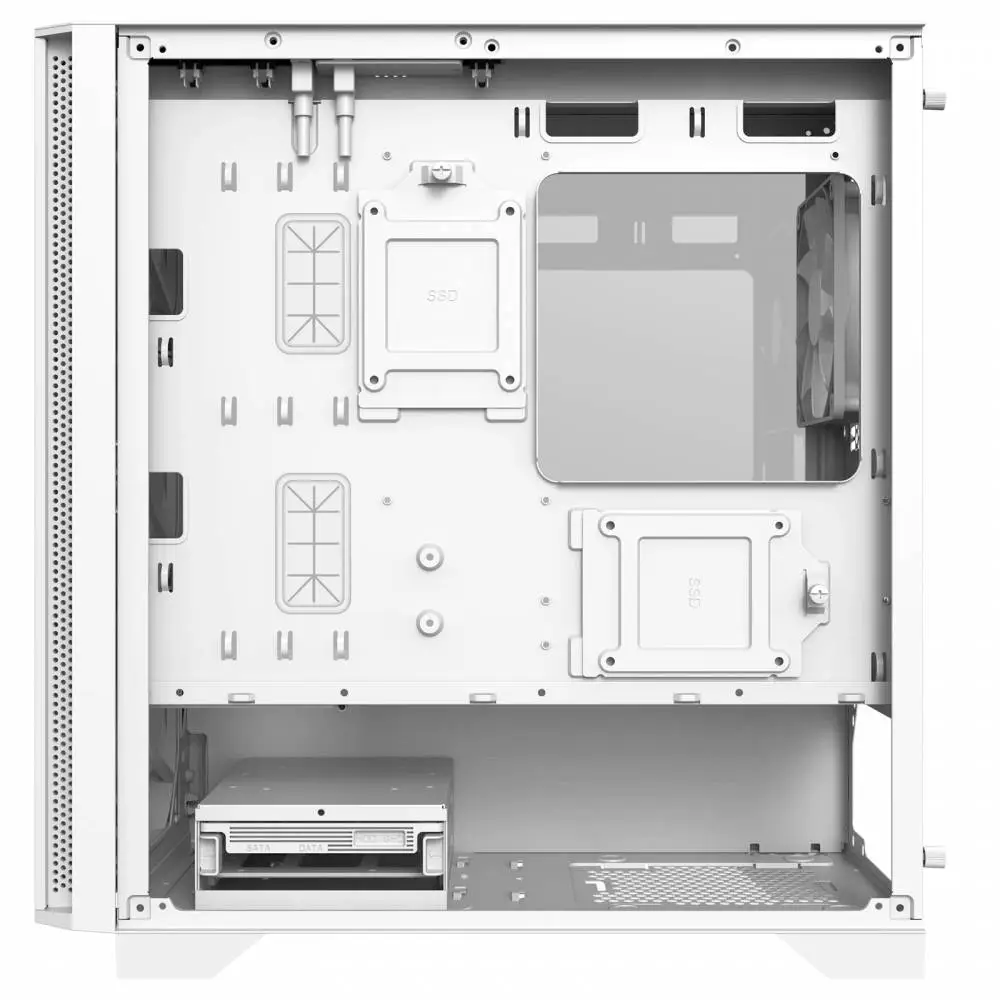 Кутия Montech AIR 100 LITE Micro ATX Case TG White