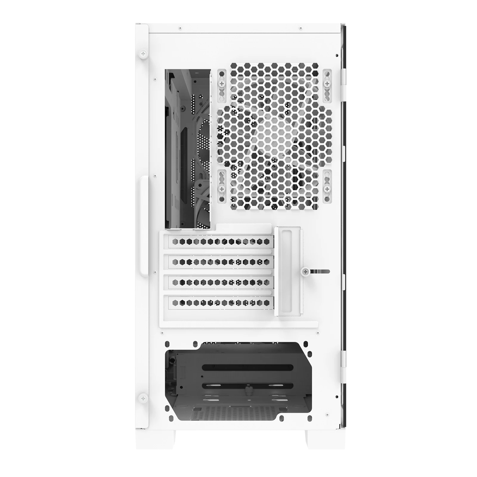 Кутия Montech AIR 100 LITE Micro ATX Case TG White