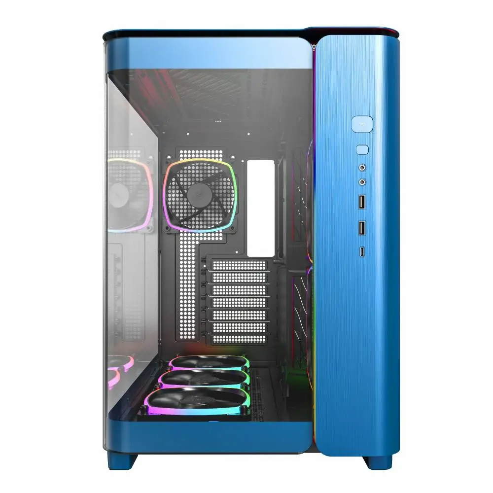 Кутия MONTECH KING 95 PRO ARGB, TG, Mid-Tower, Син
