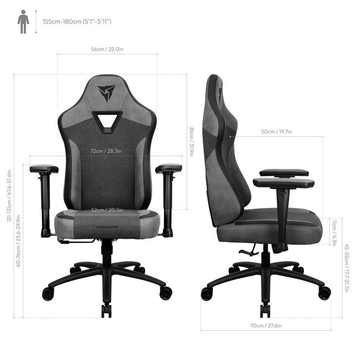 Gaming-Stuhl ThunderX3 EAZE Loft - Schwarz