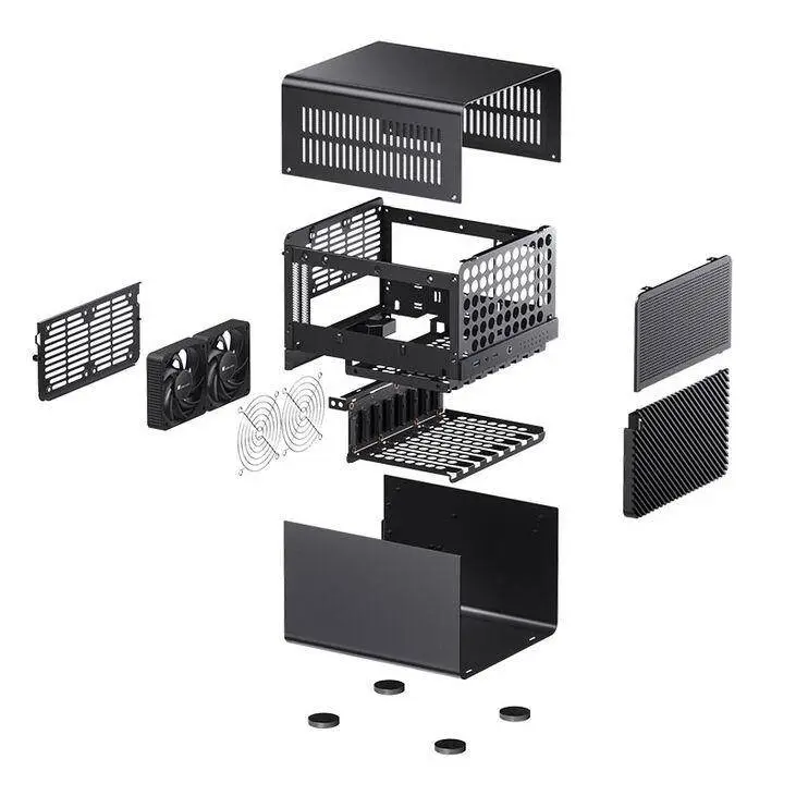 Кутия Jonsbo N3 NAS Mini-ITX Black
