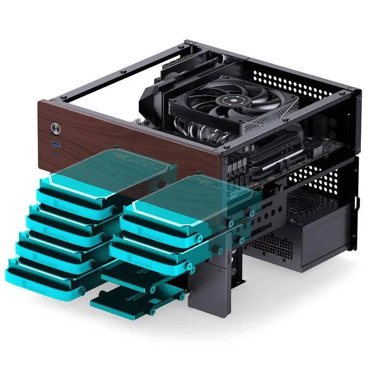Θήκη Jonsbo N4 NAS m-ATX Black