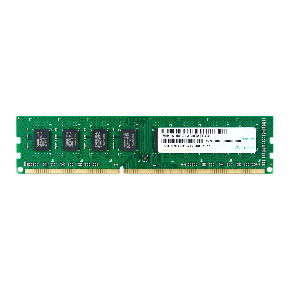 Памет Apacer 8GB DDR3 DIMM 1600MHz CL11 - AU08GFA60CATBGC