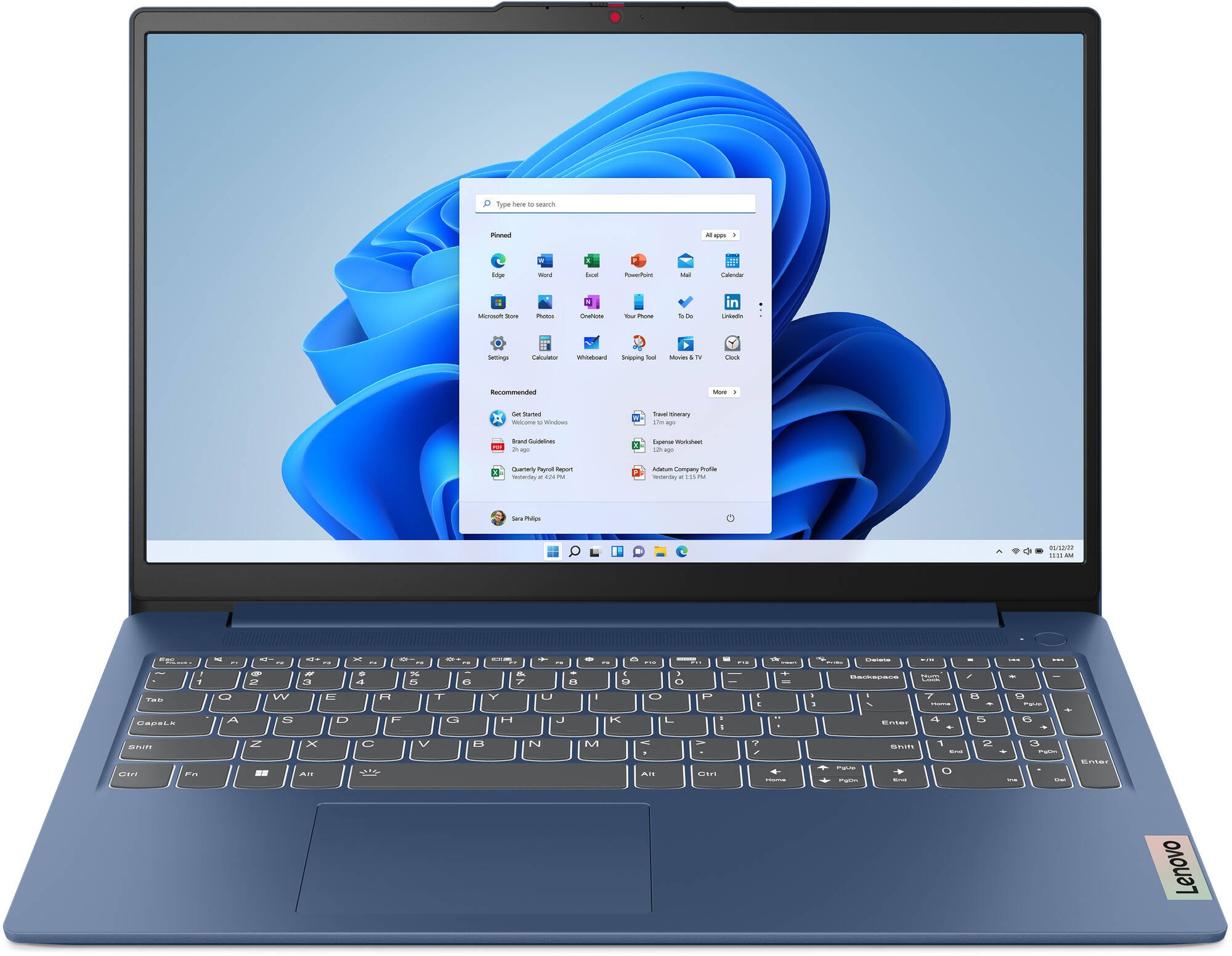 Лаптоп Lenovo IdeaPad Slim 3 15ABR8 - 82XM00D5BM