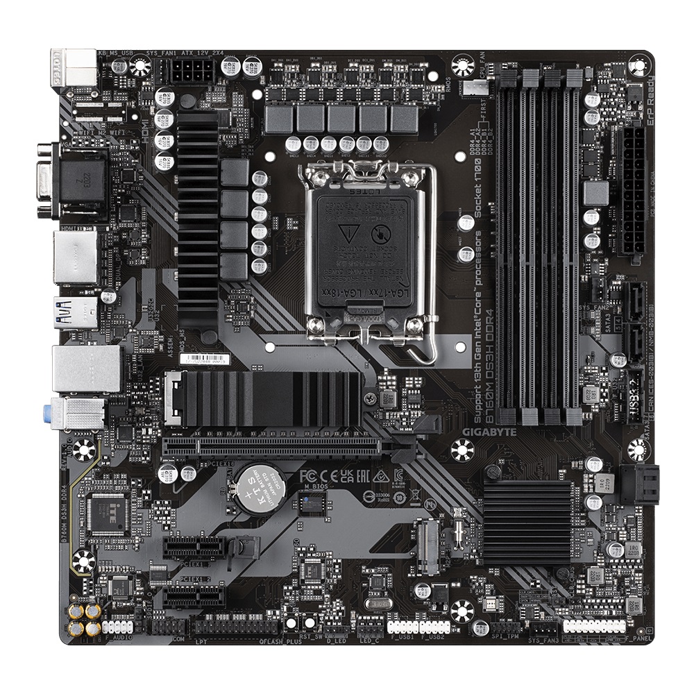 Дънна платка Gigabyte B760M DS3H DDR4 LGA1700