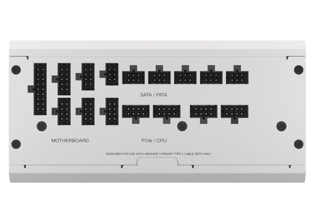 Захранване Corsair RM1200x SHIFT 80 PLUS Gold Fully Modular ATX 3.1 White - CP-9020276-EU