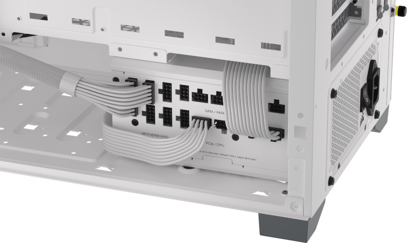 Захранване Corsair RM1200x SHIFT 80 PLUS Gold Fully Modular ATX 3.1 White - CP-9020276-EU