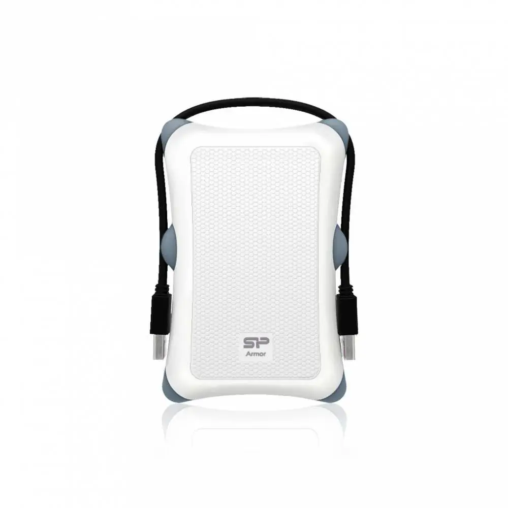 Удароустойчиво чекмедже за 2.5" диск Silicon Power Armor A30 White USB 3.2